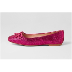 Mollini Terina Mo Fuchsia Jewels Fuchsia Shoes Womens Shoes Casual Flat Shoes