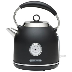 Morphy Richards Boutique 1.7L Retro Kettle Black