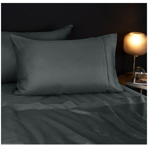 Morrissey 1700TC Cotton Rich Sheet Set Charcoal Queen