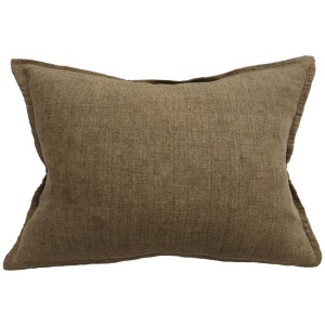 Mulberi Arcadia Linen Cushion - Clove by Interior Secrets - AfterPay Available