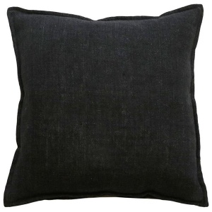 Mulberi Flaxmill Linen Cushion - Black by Interior Secrets - AfterPay Available