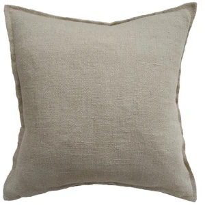 Mulberi Flaxmill Linen Cushion - Doeskin by Interior Secrets - AfterPay Available