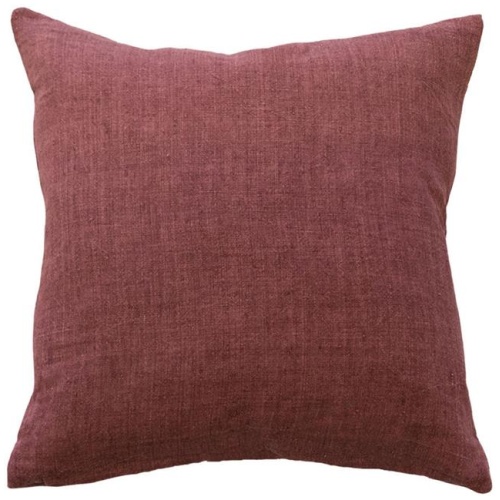 Mulberi Indira Linen Cushion - Red Clay by Interior Secrets - AfterPay Available
