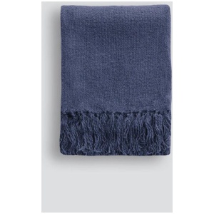 Mulberi Serenade Throw - Ink Blue by Interior Secrets - AfterPay Available
