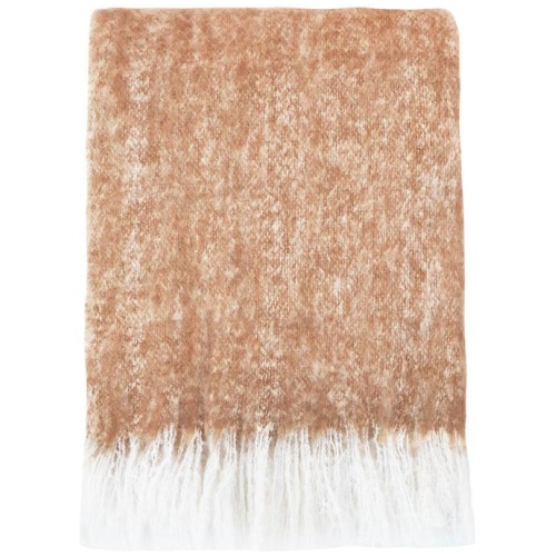Mulberi Sorrento Wool Blend Throw - Clay by Interior Secrets - AfterPay Available