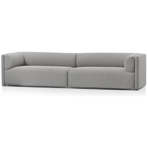 Mullen 4 Seater Fabric Sofa - Grey by Interior Secrets - AfterPay Available