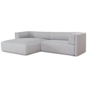 Mullen Left Chaise Sofa - Grey by Interior Secrets - AfterPay Available