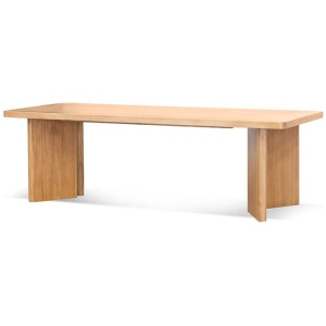 Munoz 2.4m Elm Dining Table - Natural by Interior Secrets - AfterPay Available