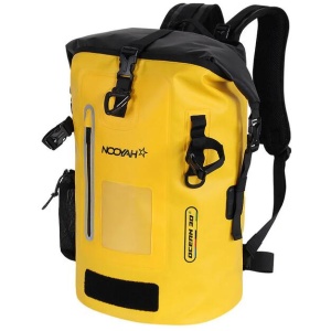 NOOYAH IPX8 Waterproof Bike Cycle Outdoor Sports Backpack Double-Layer Waterproof Bag YELLOW