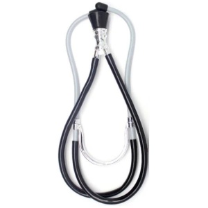 NURSE STETHOSCOPE Party Costume Fancy Dress Halloween Doctor Medical - Black
