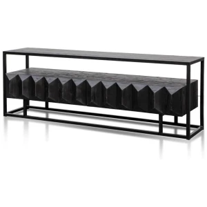 Nadine 1.8m TV Entertainment Unit - Full Black by Interior Secrets - AfterPay Available
