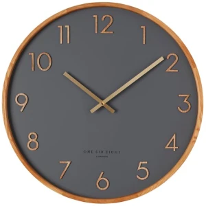 Navi 35cm Wall Clock - Charcoal by Interior Secrets - AfterPay Available