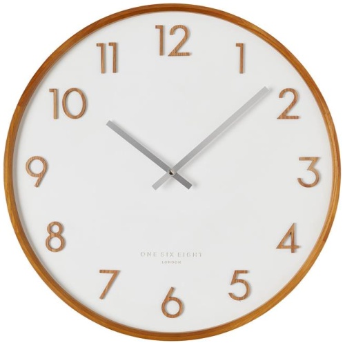 Navi 35cm Wall Clock - White by Interior Secrets - AfterPay Available