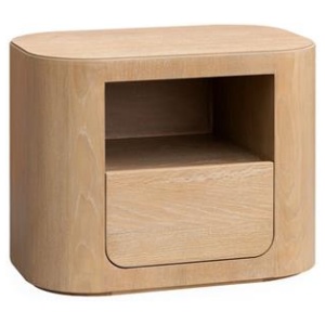 Navin Bedside Table - Dusty Oak by Interior Secrets - AfterPay Available