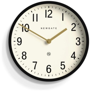 Newgate Master Edwards Wall Clock Black