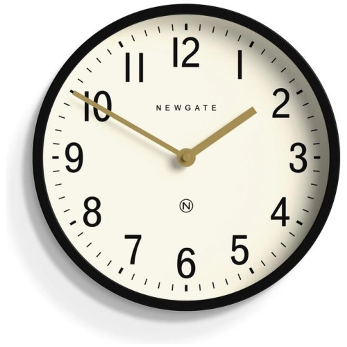 Newgate Master Edwards Wall Clock Black
