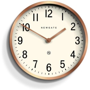 Newgate Master Edwards Wall Clock Copper