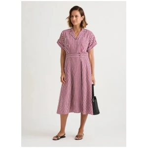 Niccolo Stripe Shirt Midi Dress