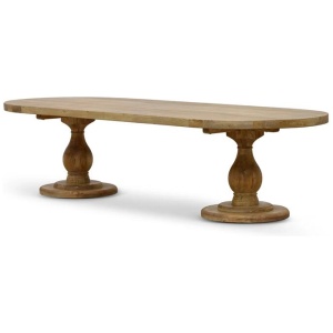 Nihal 3m Dining Table - Natural by Interior Secrets - AfterPay Available