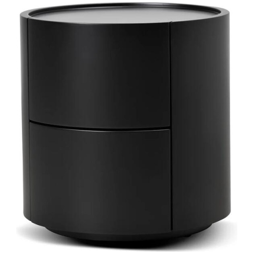 Nithya Bedside Table - Full Matte Black by Interior Secrets - AfterPay Available