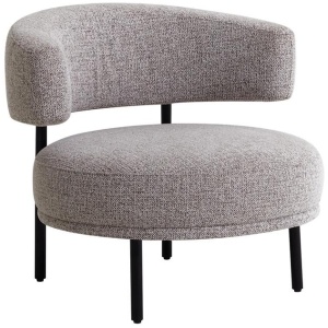 Niva Fabric Armchair - Mountain Grey by Interior Secrets - AfterPay Available