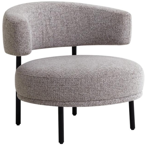 Niva Fabric Armchair - Mountain Grey by Interior Secrets - AfterPay Available