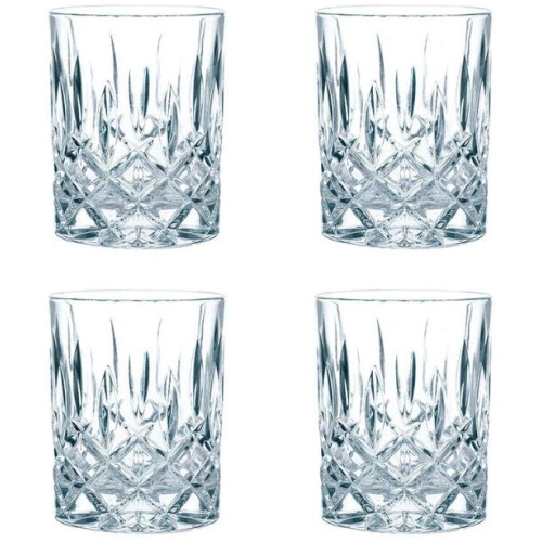 Noblesse 4-Piece Crystal Whisky Tumbler Set 295ml Size 9.8X8.2cm by Nachtmann