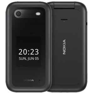 Nokia 2660 Flip (Dual Sim, 2.8", 32GB, 4G) - Anzo Black