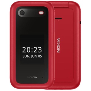 Nokia 2660 Flip (Dual Sim, 2.8", 32GB, 4G) - Anzo Red