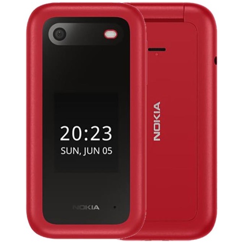 Nokia 2660 Flip (Dual Sim, 2.8", 32GB, 4G) - Anzo Red
