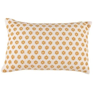 Norah Ochre Filled Cushion by Accessorize