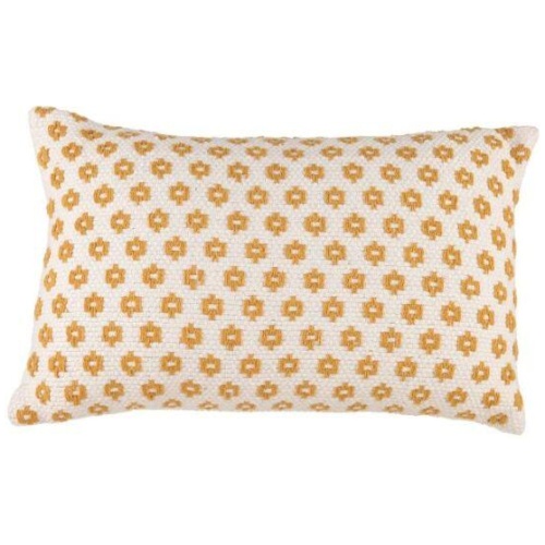 Norah Ochre Filled Cushion by Accessorize