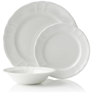 Noritake Baroque White 12 Piece Dinner Set