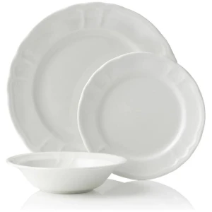 Noritake Baroque White 12 Piece Dinner Set