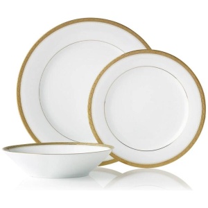 Noritake Charlotta 12 Piece Dinner Set Gold