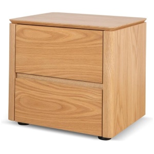 Norris Bedside Table - Natural Oak by Interior Secrets - AfterPay Available