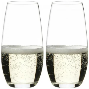 O Series Crystal Glass 2-Piece Champagne Glass Set Size 264ml by Riedel