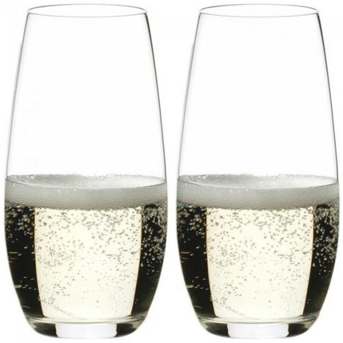 O Series Crystal Glass 2-Piece Champagne Glass Set Size 264ml by Riedel