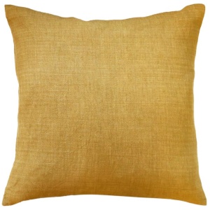 Ollo Adria Linen & Cotton Cushion - Mustard by Interior Secrets - AfterPay Available