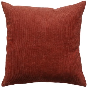 Ollo Kenzo Cotton Corduroy Cushion - Terracotta by Interior Secrets - AfterPay Available