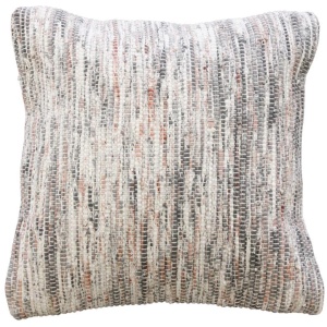 Ollo Oregon Mottled Cotton Cushion - Grey & Pink by Interior Secrets - AfterPay Available