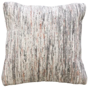 Ollo Oregon Mottled Cotton Cushion - Grey & Pink by Interior Secrets - AfterPay Available