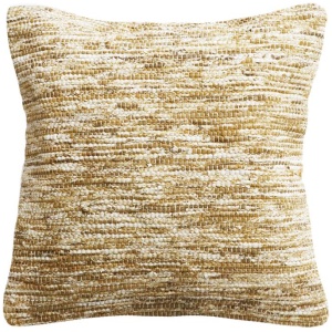 Ollo Oregon Mottled Cotton Cushion - Ochre Mustard by Interior Secrets - AfterPay Available