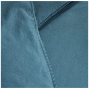 Organic Cotton Basic Blue Grey Quilt Cover Sets by Bedding House King