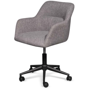 Osian Fabric Office Chair - Lead Grey by Interior Secrets - AfterPay Available