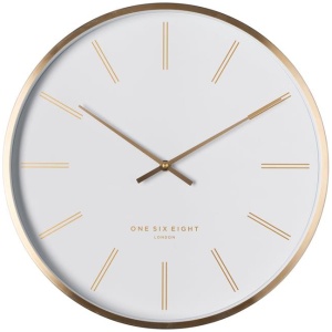 Otto 40cm Wall Clock - White by Interior Secrets - AfterPay Available