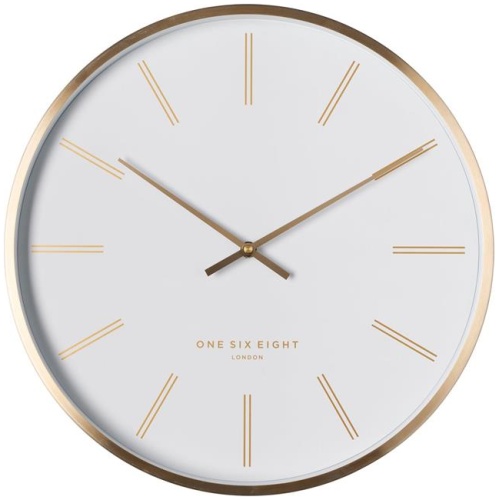 Otto 40cm Wall Clock - White by Interior Secrets - AfterPay Available