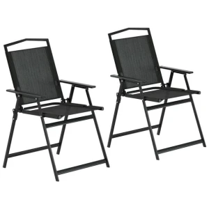 Outdoor Chairs Portable Folding Camping Chair Steel Patio Furniture