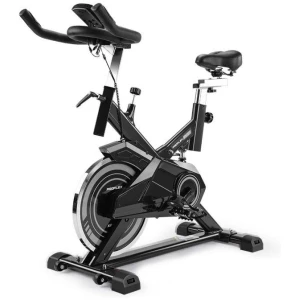 PROFLEX Commercial Spin Bike Flywheel Exercise Bike Grey - SPN750 II