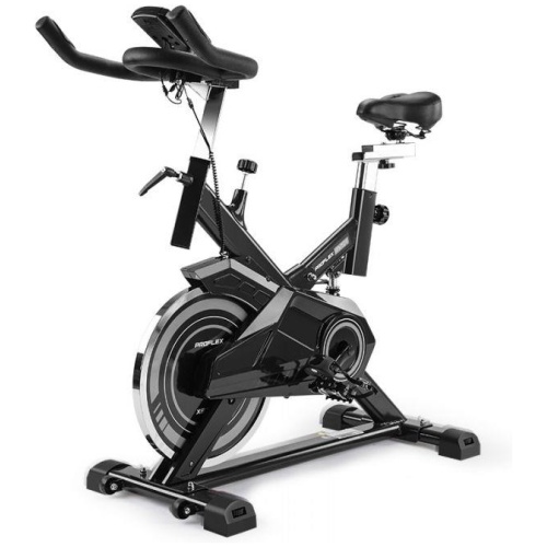 PROFLEX Commercial Spin Bike Flywheel Exercise Bike Grey - SPN750 II